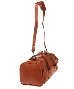 Amerileather Small 13-inch Leather Duffel Bag