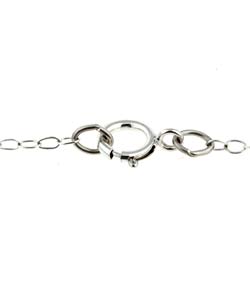 14k Gold/ Silver Four-leaf Clover Necklace