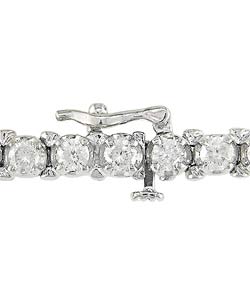 14k White Gold 4ct TDW Diamond Tennis Bracelet(H-J, I2-3)