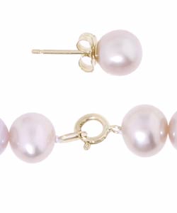 Cultured Freshwater Pink Pearl 3-piece Set (6-6.5 mm) (Set of 3)