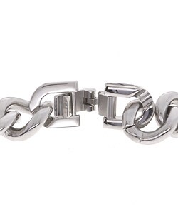 Stainless Steel 11 mm Curb Chain Bracelet
