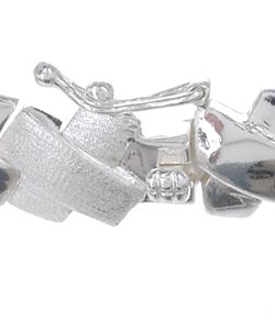 Sterling Silver X-link Bracelet