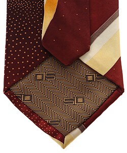 Steven Land Printed Moon Tie and Hanky Set