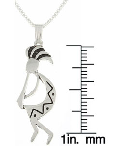 Sterling Silver Kokopelli Pendant