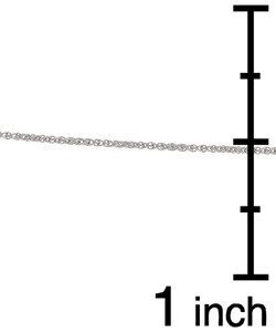 14-kt. White Gold 18-inch Wheat Necklace