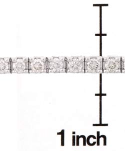 14k Gold 5ct Diamond Traditional Tennis Bracelet (J, I1)