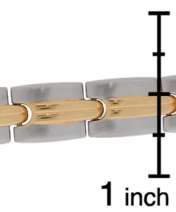 Stainless Steel Satin Finish Magnetic Bracelet