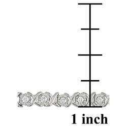 10Kt Gold 1ct TDW Diamond Bracelet (I-J, I2-I3)