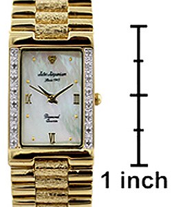 Jules Jurgensen Women's 18 Diamond Goldtone Watch