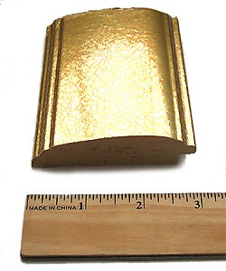 Metallic Gold Diamond Mirror Clock