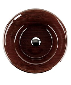 Fontaine Wood Grain Glass Vessel Sink
