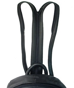 Adi Designs Leather Flip-top Backpack