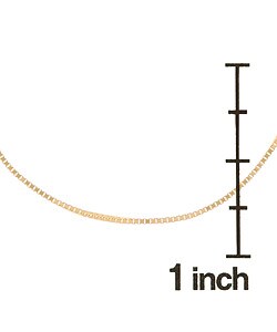 14-kt Yellow Gold 30-inch Box Necklace