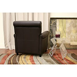 Anderson Espresso Brown Full Bi-cast Leather Club Chair