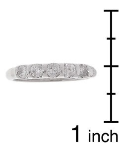 14k Gold 1/2ct TDW Diamond 5-stone Ring (H-I, I2)