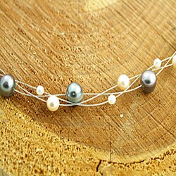 Sterling Silver Freshwater Pearl Necklace (USA)