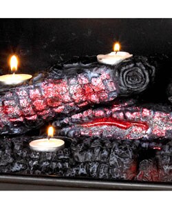 Ember Tea Light Resin Log