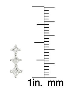14k Gold 1/2ct TDW Princess Diamond Earrings (H-I, I1-I2)