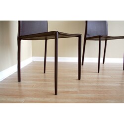 Amsterdam Brown Leather Dining Chairs (Set of 2)