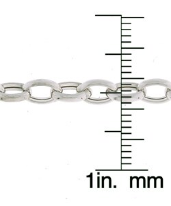 14k White Gold Charm Bracelet