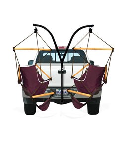 Trailer Hitch Cradle Chairs and Stand Set