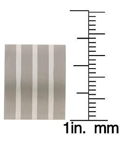 Men's Titanium and Silver Inlay Cuff Links
