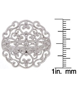 Sterling Silver Antique Style Filigree Ring