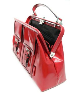 XOXO Patent Leather Doctor's Satchel Handbag