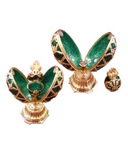 Faberge-style Collectible Enameled Egg
