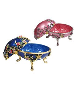 Faberge-style Collectible Enameled Egg