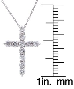 1/2ct Diamond Cross Pendant (G-H, I2)