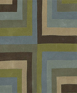Hand-tufted Rio Wool Rug (8' x 11')
