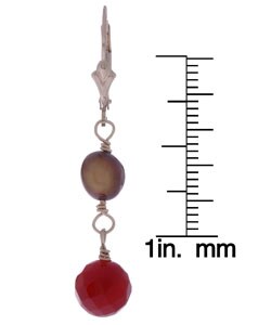 Charming Life 14k Goldfill and Carnelian Earrings