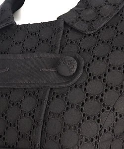 BCBGirls Cotton Eyelet Trench Coat