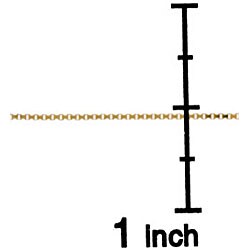 14k Yellow Gold 24-inch Box Chain (0.75 mm)