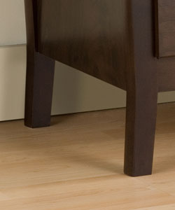 Everett Espresso 2-Drawer Night Stand