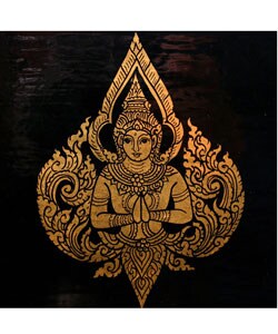 Handmade Gold Leaf Lacquer Jewelry Box