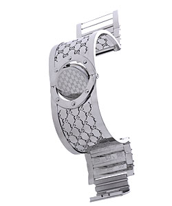Gucci Women's Brown Dial Cuff Bracelet Watch