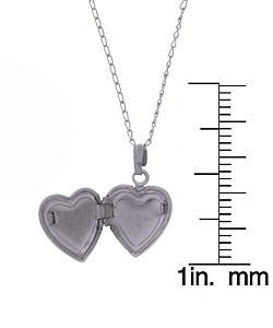 Sterling Silver Children's Heart Locket with Chain