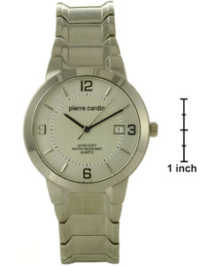 Pierre Cardin Mens Casual Silver Dial Watch