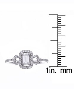 14k White Gold 3/4ct TDW Diamond Bridal Ring (G-H,  I1)