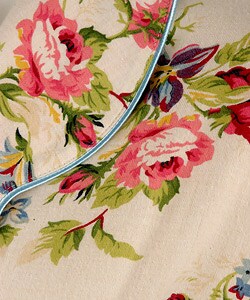 Crabtree & Evelyn Sanded Twill Floral Robe