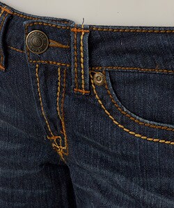 Hot Kiss Dark Wash Straight Leg Jeans