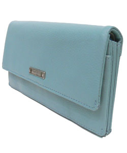 Kenneth Cole Genuine Leather Flap Clutch Wallet