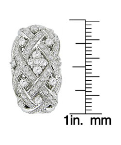 18k White Gold 1 7/8ct TDW Diamond Earrings