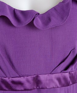 Essentials by A.B.S Empire Waist Dress with Ruffled Bust Line