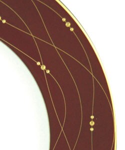 Royal Doulton Precious Gold/Red Accent Plate