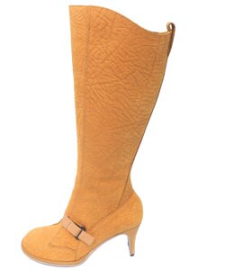 Diesel Betty Genuine Leather Tan Fashion Boot