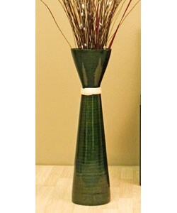 Mini Roses in Plantation Floor Vase