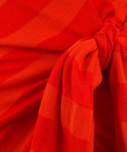 In Dept Tomato Wrap Dress